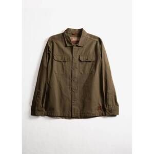 NEW IRON & RESIN men's deadstock overshirt in army